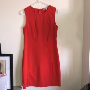 Poppylark- orange sheath dress